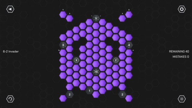 Invader: emitters and rings combined, purple